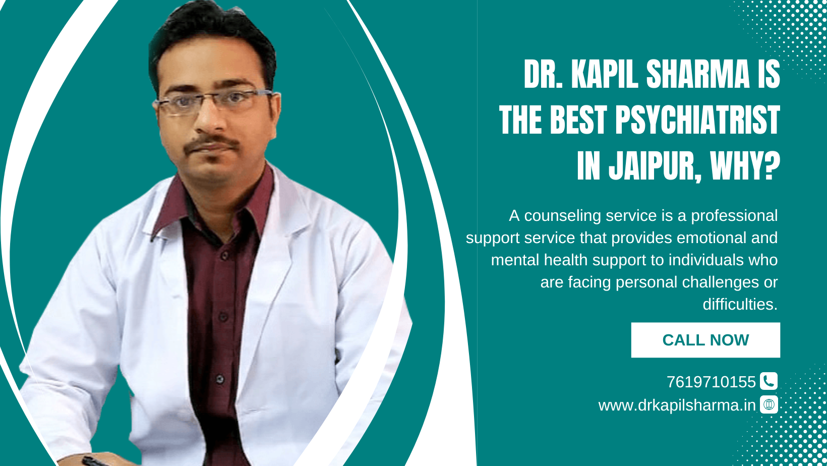 Dr. Kapil Sharma Is The Best Psychiatrist In Jaipur, Why